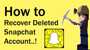 recover a snapchat account